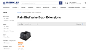 Rain Bird - Jumbo Valve Box Extension