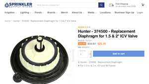 Hunter - Replacement Diaphragm