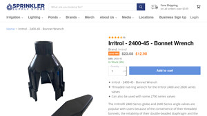 Irritrol - Irritrol Bonnet Wrench