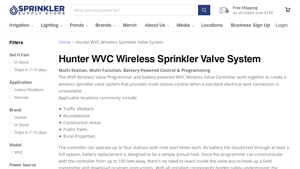 Hunter - WVC Wireless Sprinkler Valve System