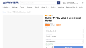 Sprinkler Supply Store - High-Grade PVC Sprinklers