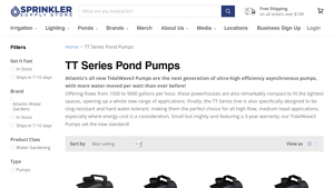 Atlantic Water Gardens - TT Series Pond Pumps