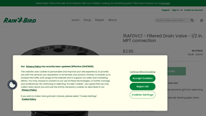 Rain Bird - Filtered Drain Valve