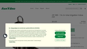 Rainbird - CP100 Inline Irrigation Valve