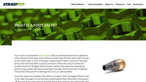 StrataFlo - Foot Valves