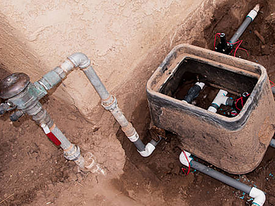 A stock image illustrating stuck irrigation valve concepts