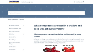 Boshart - Jet Pumps & Valves