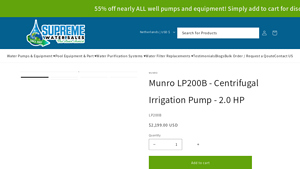 Munro - LP200B Centrifugal Irrigation Pump