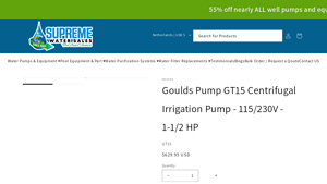 Goulds - GT15 Centrifugal Irrigation Pump