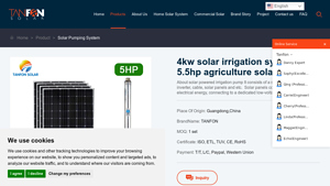 TANFON - 4kw Solar Irrigation System