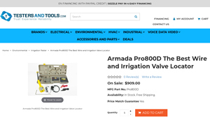 Armada - Pro800D Wire and Irrigation Valve Locator