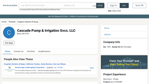 Cascade Pump & Irrigation Svcs. LLC - Irrigation Systems & Water Treatment Solutions