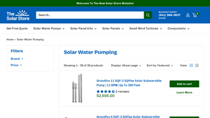 The Solar Store - Solar-Powered Water Pumps