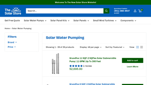 The Solar Store - Solar Water Pumps