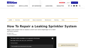 This Old House - Sprinkler System Repair Essentials