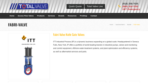 Total Valve - Fabri-Valve Knife Gate Valves
