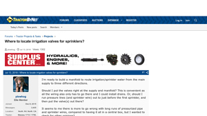 TractorByNet - Sprinkler Drainage Solutions