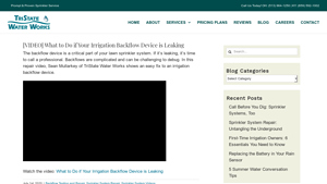 TriState Waterworks - Irrigation Backflow Device