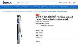 TU Horse - 5HP High Flow Well Pump