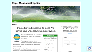 Upper Mississippi Irrigation - Underground Sprinkler Systems