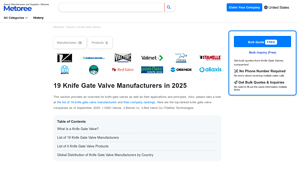 Metoree - Knife Gate Valves
