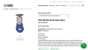 VAG - ZETA® Knife Gate Valve