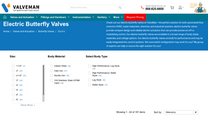 Valveman - Electric Butterfly Valves