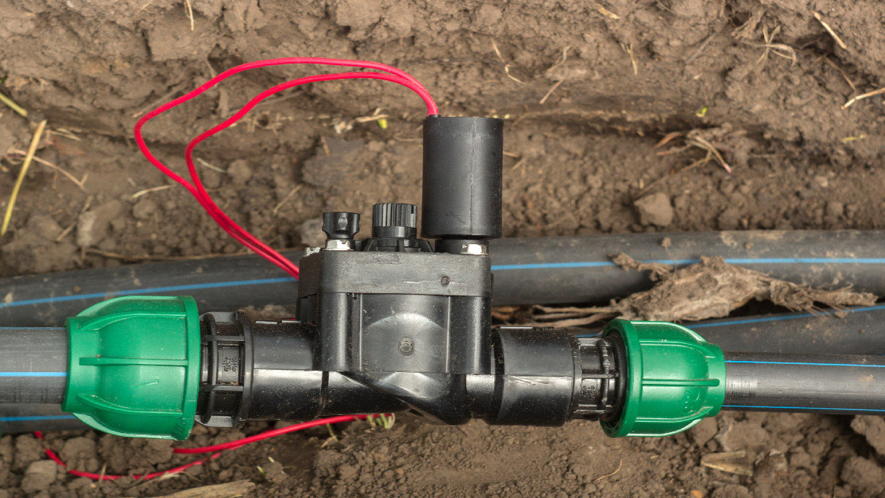 A stock image illustrating valves irrigation system concepts