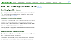 Vegetronix - Latching Sprinkler Valves