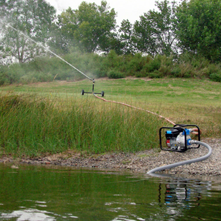 A stock image illustrating water pump for irrigation system concepts