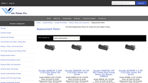 AO Smith - Goulds J04853R 1/2HP Replacement Motor