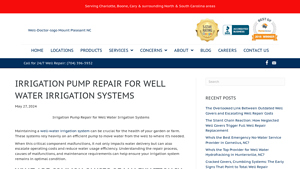 WellDoctor - Irrigation Pump Repair Services