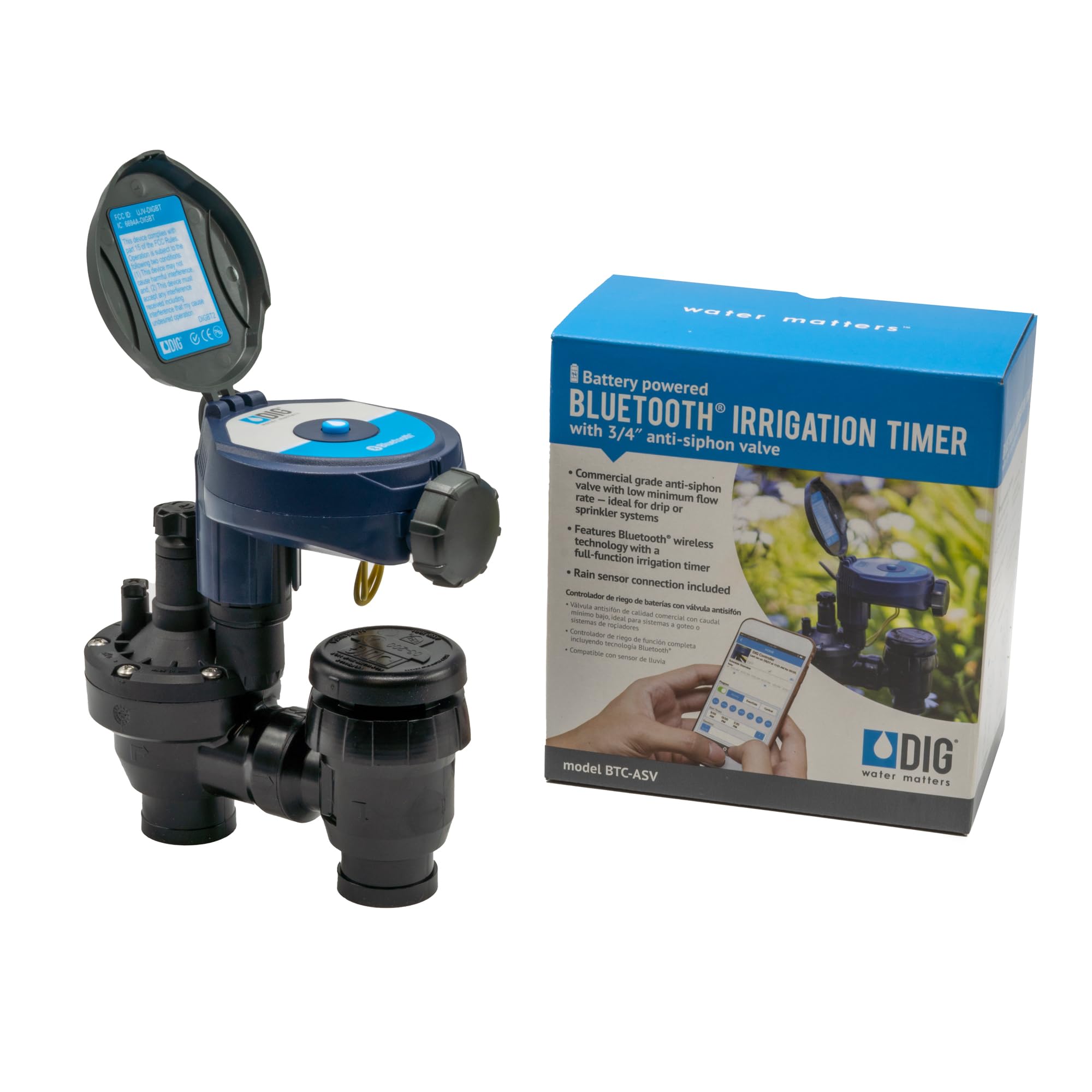 A stock image illustrating wireless irrigation valves concepts