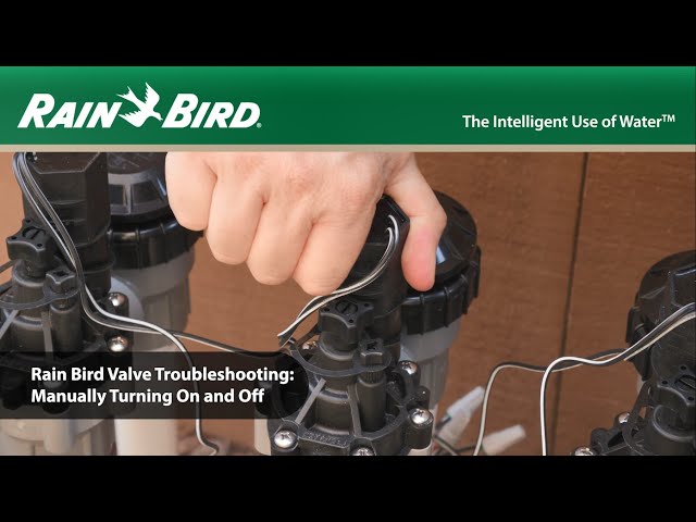 how to turn off irrigation valve factory