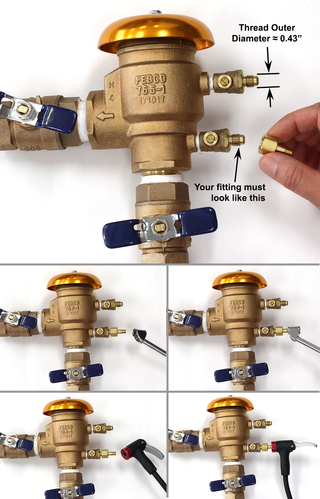 irrigation backflow preventer valve factory